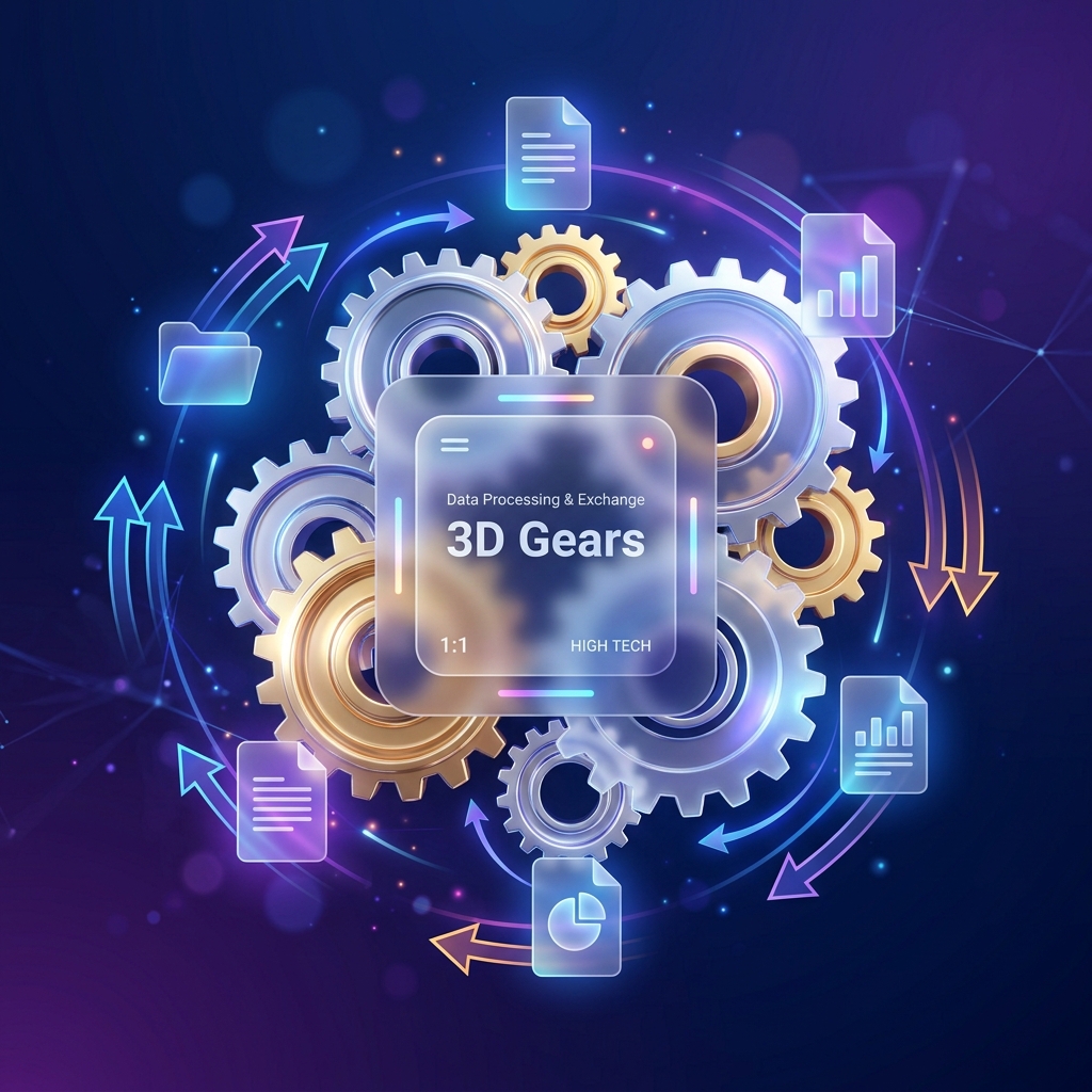 3D Conversion Tools Illustration